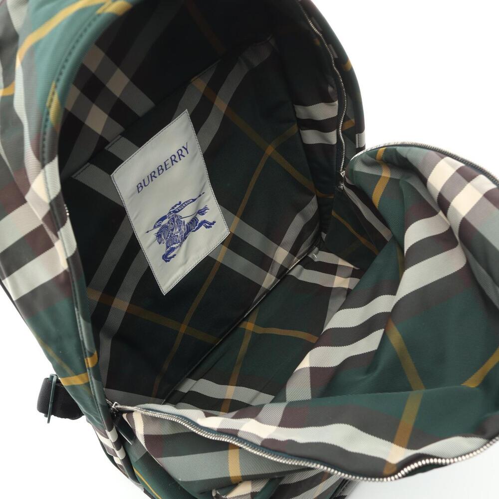 Burberry SHIELD Backpack Nylon Green Multicolor - Picture 3 of 4